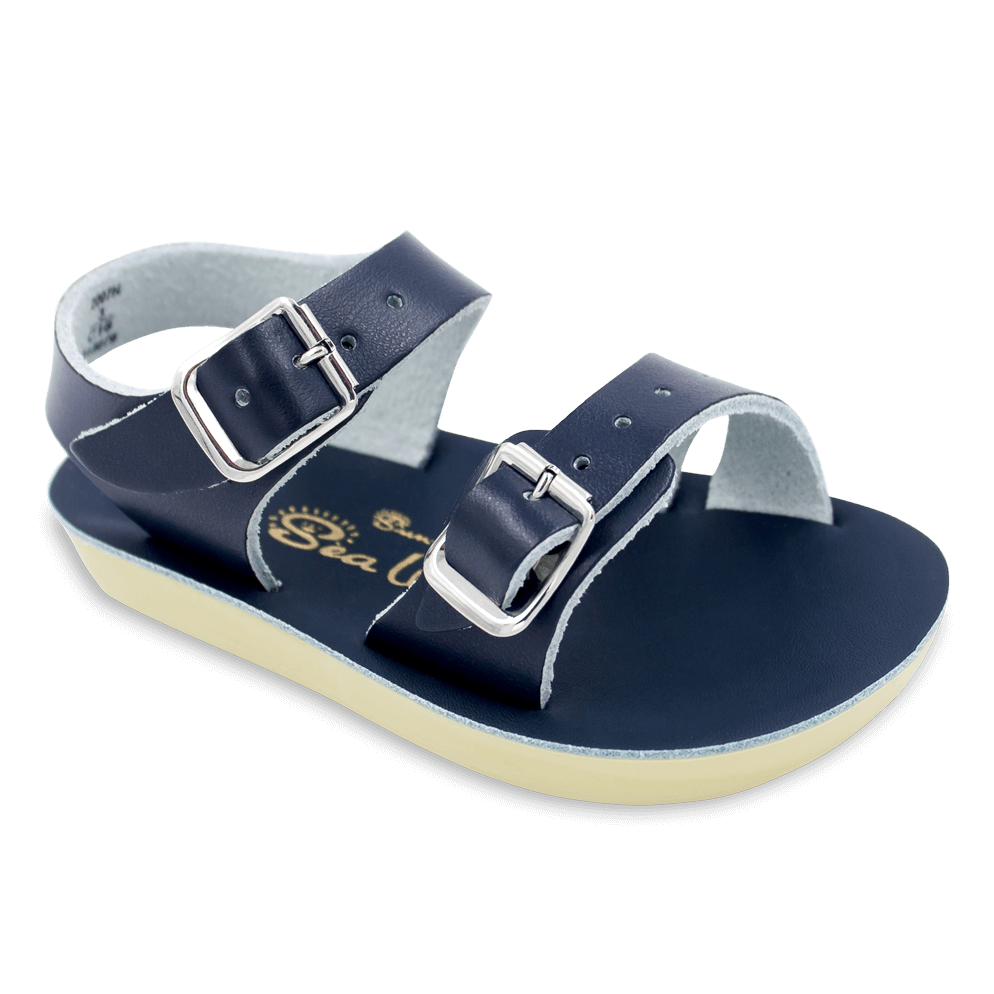 Navy Sun-San Sea Wee Sandal