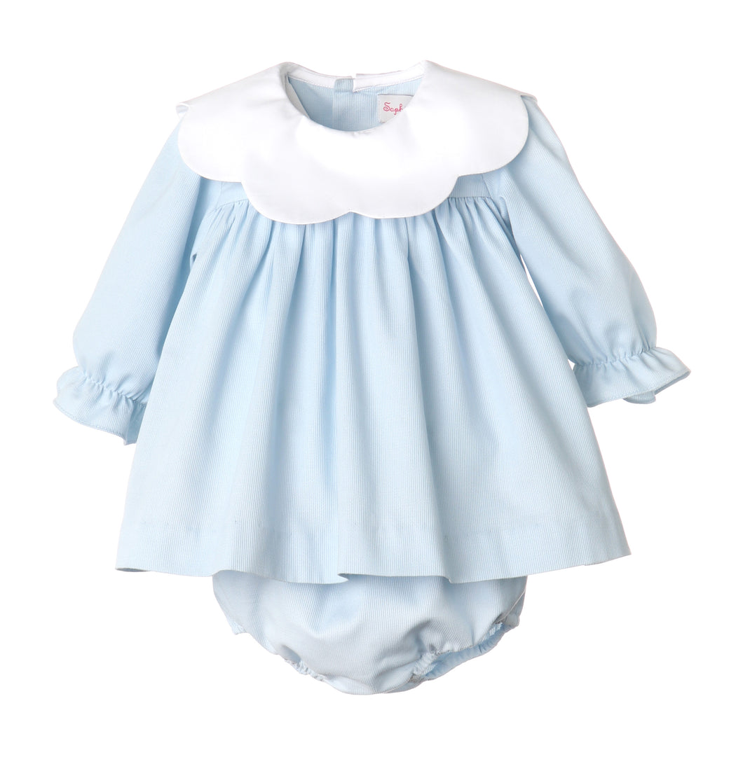 Blue Cozy Club Float Bloomer Set